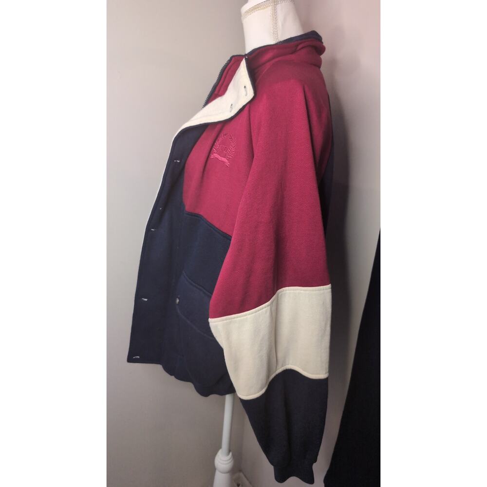 Vintage Dior Tracksuit Set Mens L Colorblock Jacket Pants 90s - Picture 7 of 12
